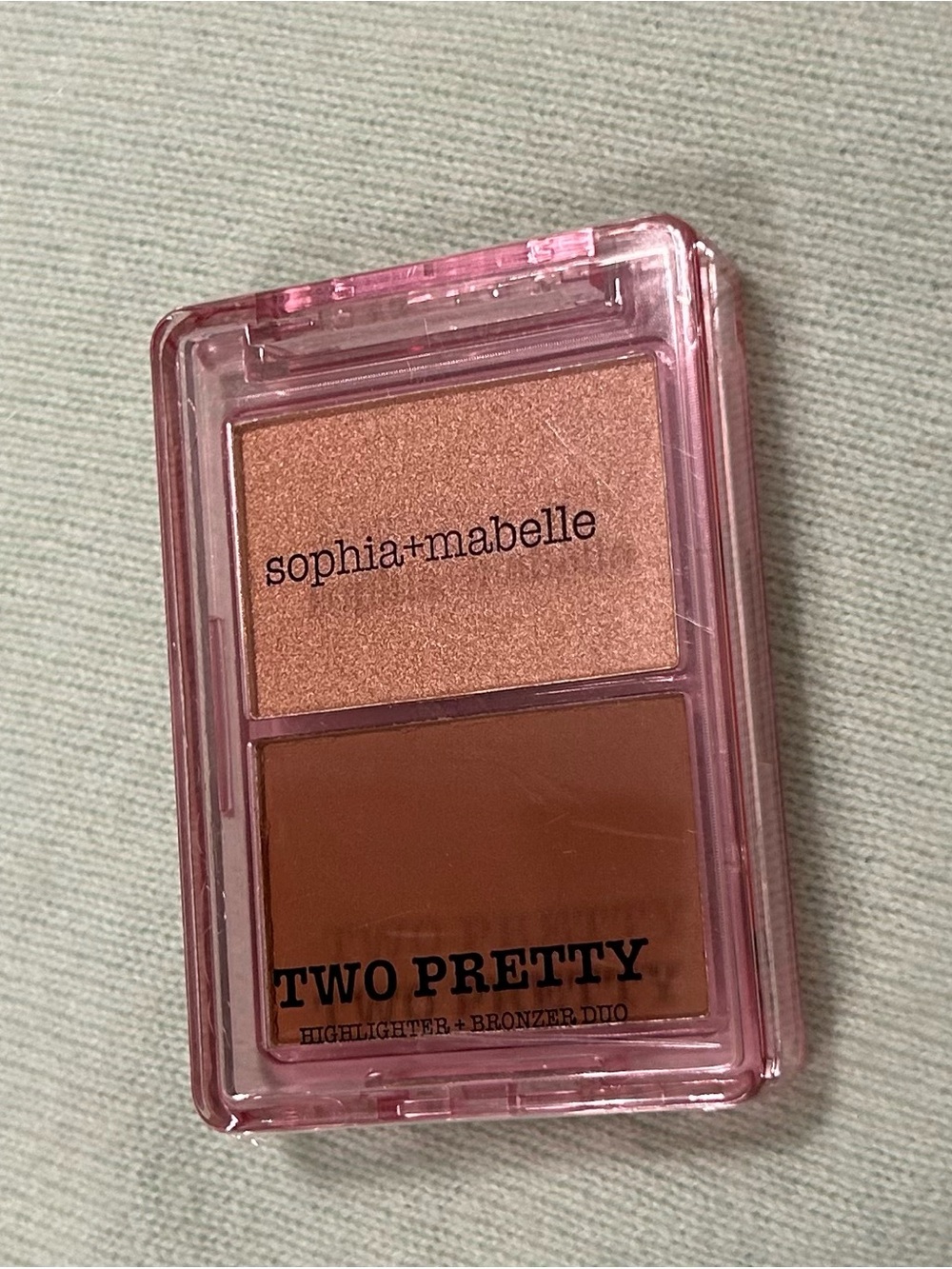 Sophia+mabelle Two Pretty Highlighter & Bronzer Duo - Pink/bronze